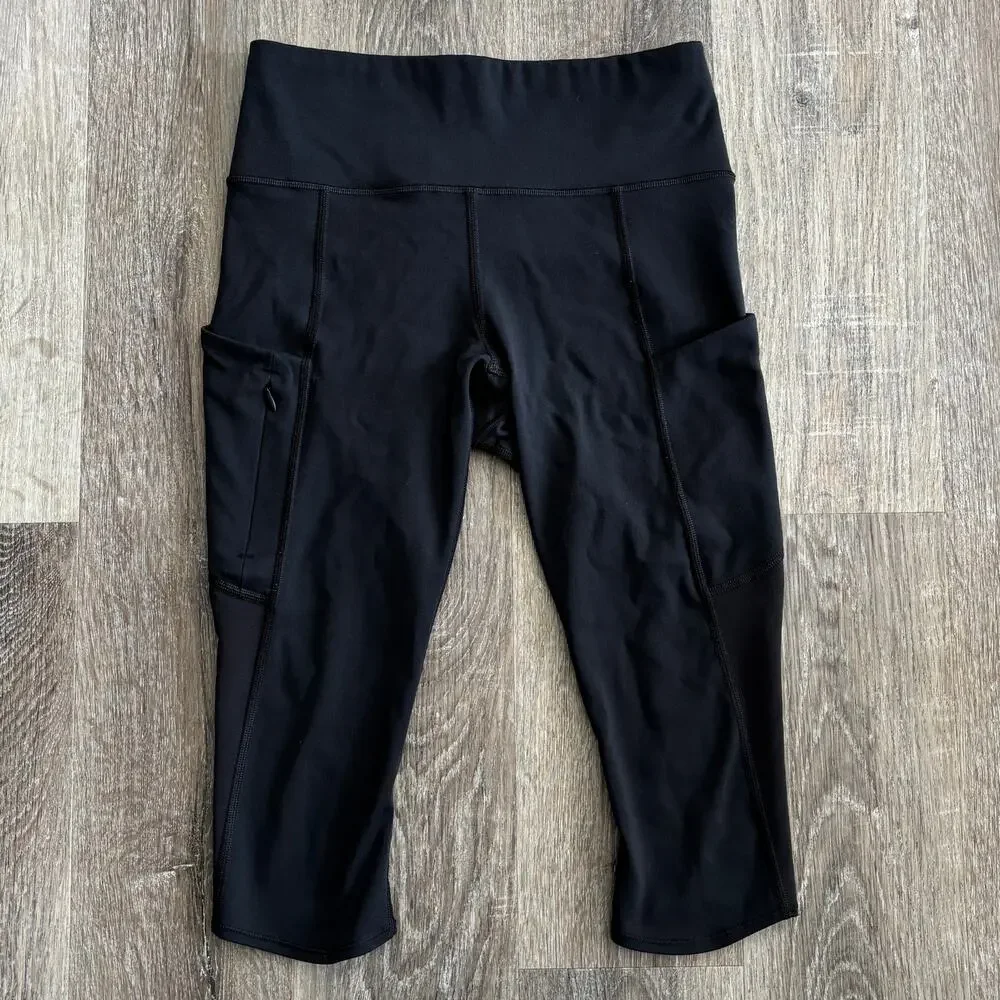 Athleta All In Crop Legging Black #210144 - Size: Small - Picture 2 of 10